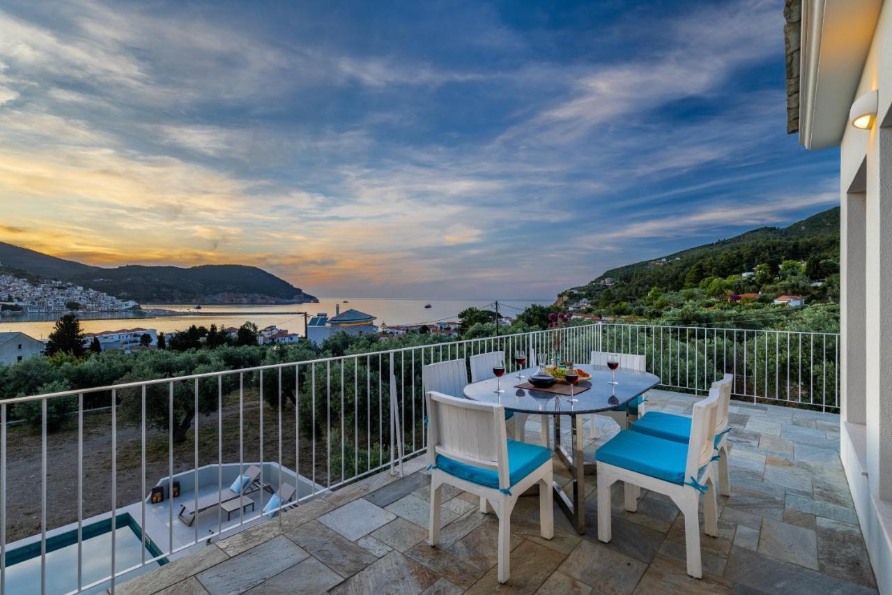 Sunshine Pool Villa Skopelos Town Exterior photo